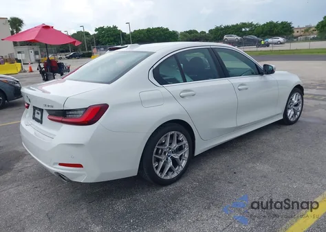 2025 BMW 330I из США, поврежденный, VIN 3MW69CW00S8F10279